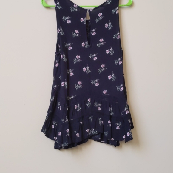 American Eagle Floral Tunic Tank Top - Picture 3 of 4